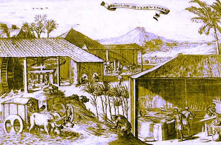 Brazilian Sugar Mill, 17th century
